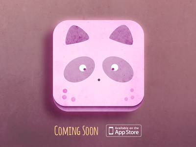 Cuddly Vitamins App icon app app icon character creative cute design iphone mobile raccoon store ui vitamins