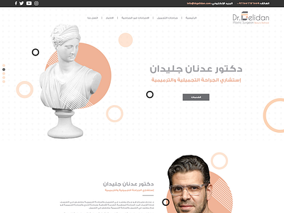 Drgelidan | UI/UX Design art beauty design dr responsive ui ui ux design ux ui ux challenge web web deisgn