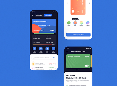 Credit Card for Banking App animation app bank card credit design finance graphic design illustration request ux