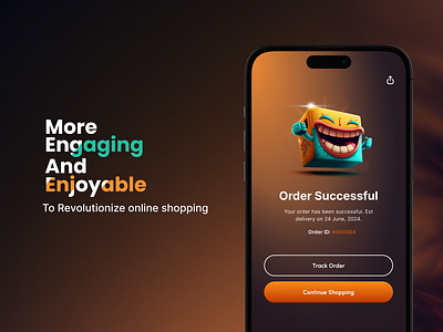 Success screen for E-commerce& online Shopping App