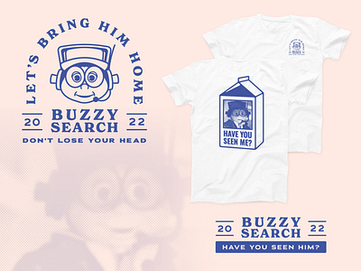 Buzzy Badge and Shirts badge branding disney logo mascot merch shirt