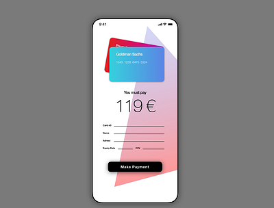 daily UI 002 002 app checkout credit card dailyui design ui ui design uidaily ux