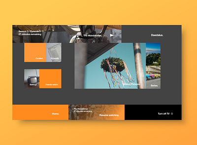 Daily UI 025 / TV App 025 app dailyui design tv app ui