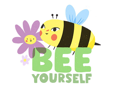 Spring Life animal app bee character drawing emoji icon illustration nature snapchat spring sticker