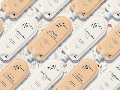 Better and Better Toothpaste Pouches branding branding design design graphic design identity logo minimal packaging packaging design typography