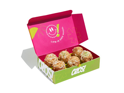 Ozos Snack Orb Packaging branding branding design design graphic design identity logo minimal packaging packaging design typography