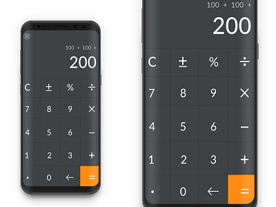 Calculator 004 dailyui ui uiux