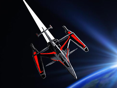 Space Force procreate sci-fi ship design space star fighter