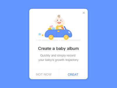 Baby Album - Guide app baby baby album car cloud file management photo pop ups user guide