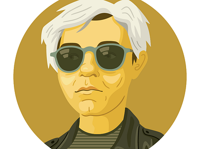 Andy Warhol andy warhol illustration pop art portrait vector