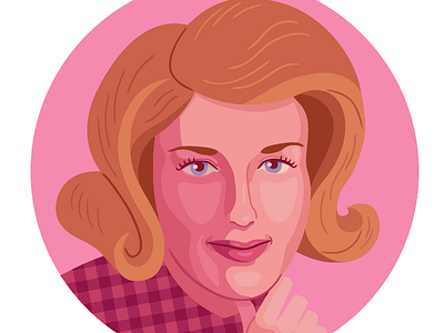 Lesley Gore illustration its my party lesley gore pink portrait vector