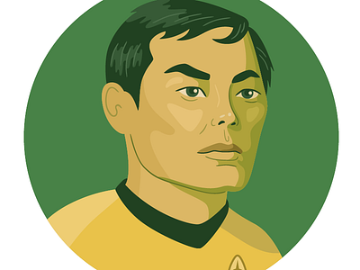 George Takei george takei illustration portrait star trek vector