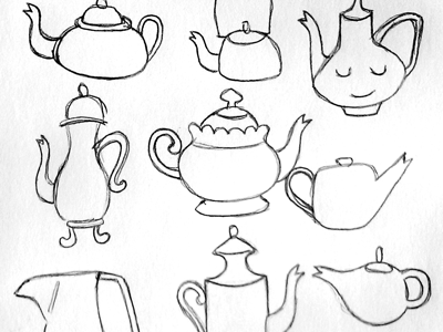 Teapot sketches