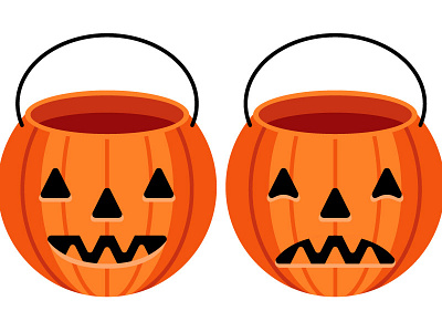 Trick or Treat 3 halloween illustration jack o lantern pumpkin vector