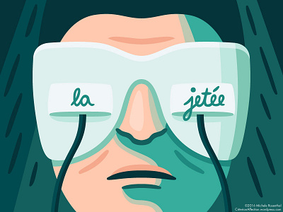 La Jetée criterion film illustration sci fi vector