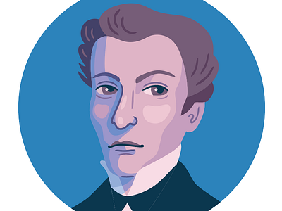 James Barry illustration portrait queer vector