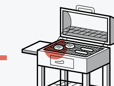 Summer Cleaning Hacks bbq blog cleaning editorial grill illustration summer vector