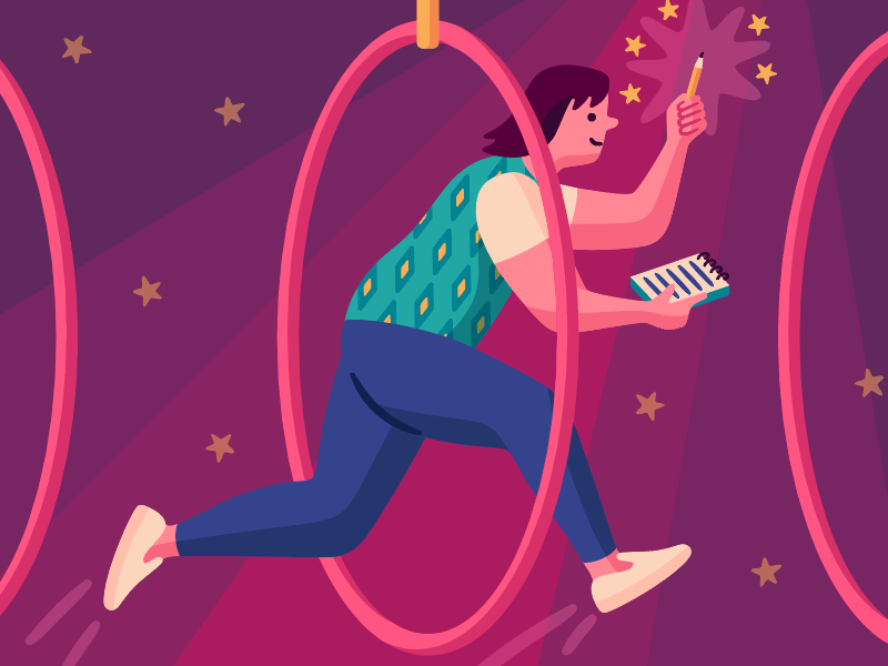 Regulations idea innovation work hoops regulation blog editorial vector illustration