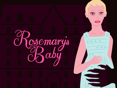 Rosemary's Baby devil illustration vector