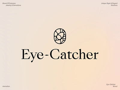 Eye-Catcher 2d animation aesthetics animation brand logo branding design elegant graphic design jewelry logo motion motion graphics