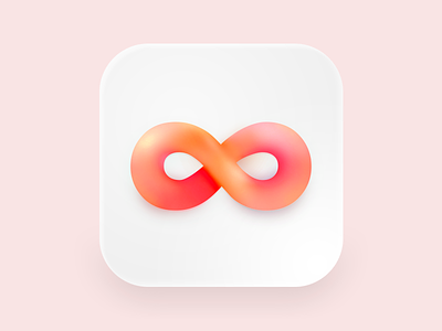 Infinity icon app. Infinity icon app app icon infinity shape simple