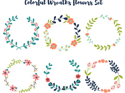 Collection of flora Wreaths