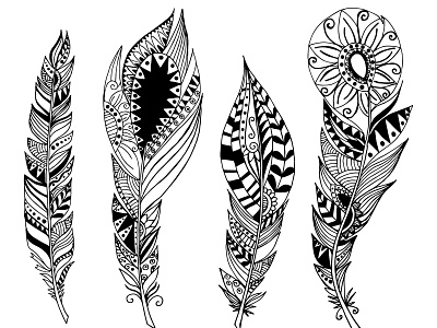 Mandala Feather