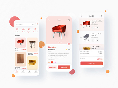 Antk Home furniture app app design clean design furniture interior ios minimal shopping ui ux design uxui