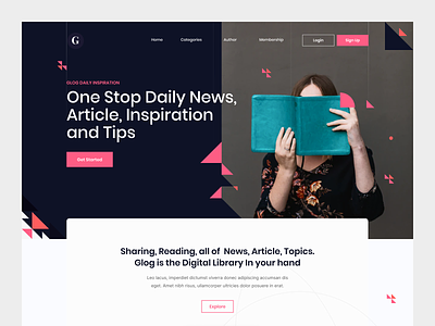 News and article landing page exploration