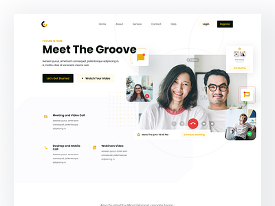 Groove Call landing page exploration