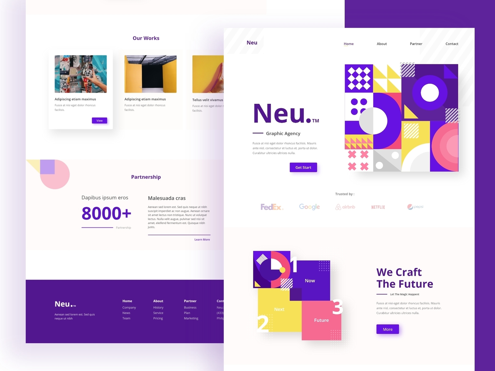 Geometric shape Exploration for landing page full by Hadianto Nugraha ...