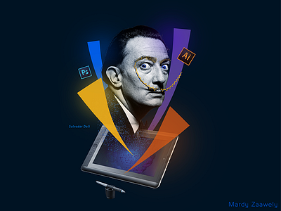 Graphic Design campaign graphic design hiring illustrator photoshop salvador dali social media