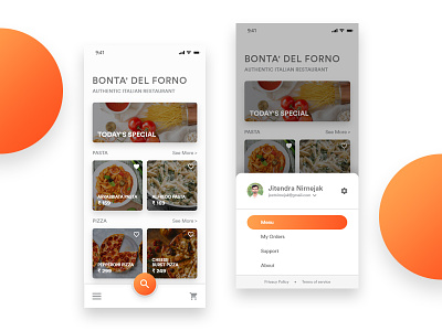 Restaurant App UI/UX