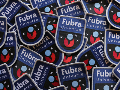 Fubra Universe Patches logo design mission patch