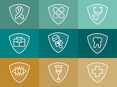 Health Insurance Icons