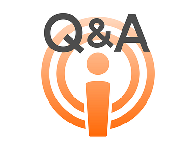 Podcast Q&A Icon icon podcast