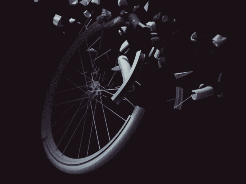 Wheel loop 3d animation dark gif loop mograph motion graphics