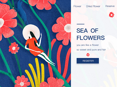 sea of flowers 花海（2）