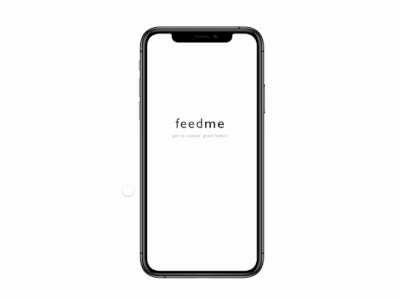 Feed Me animation cooking cooking app food interaction microinteraction mobile mobile ui ui ux ux