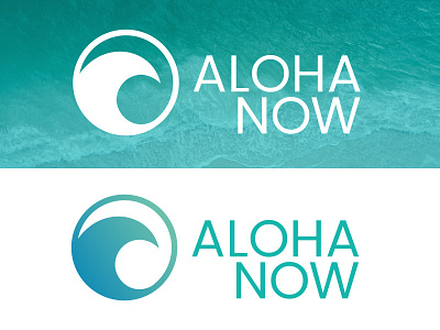 Aloha Now Branding beach branding fashion identity logo swimwear