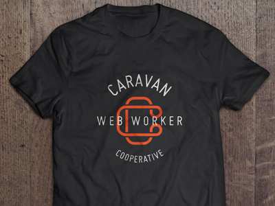 Caravan Tees caravan logo tee shirt