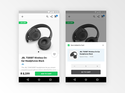 PDP Redesign android ecommerce ui