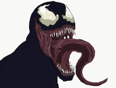 Venom creative design illustration sketch uidesign