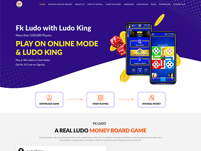 Online Gaming Website graphic design logo ui