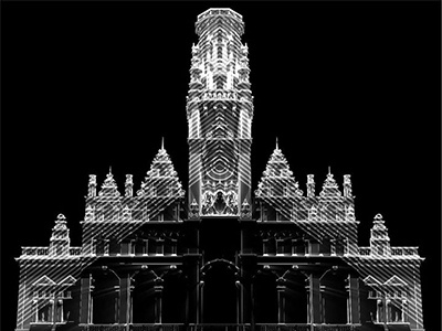 Projection mapping on Liberec Town Hall