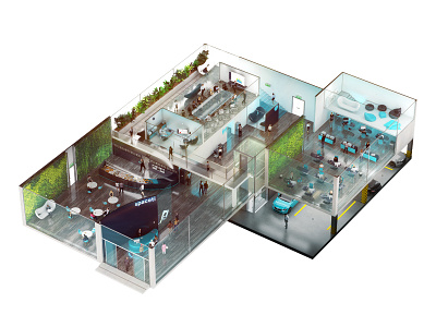 Spaceti office illustration