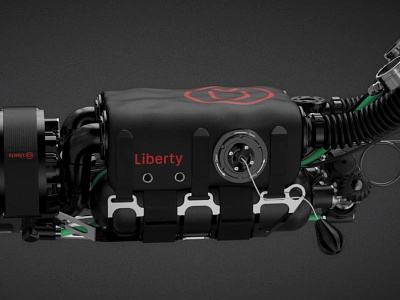 Liberty sidemount 3d animation product