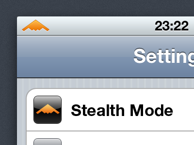 iPhone Stealth Mode airplane iphone mode stealth ui