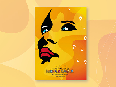 Musica Sacra - Poster Design acceptance campaign campaign design design designer event face feeling graphic graphicdesign illustration music poster poster art poster design sense