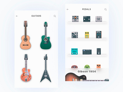 Concept concept guitar icon illustration ios music music instrument pedals